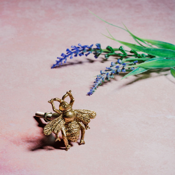Gold Bee Drawer Knob