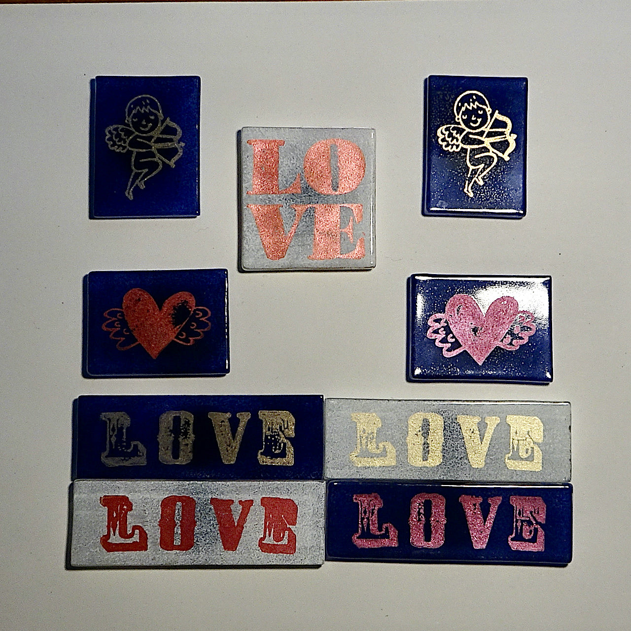 Recycled Glass Fridge Magnet