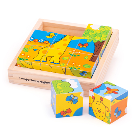 Cube Puzzle- Safari