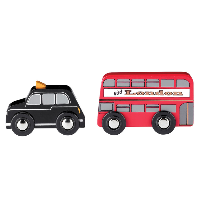 Double Decker Bus and Black Cab