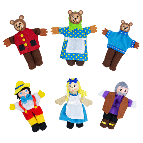 Fairy tale top finger puppets