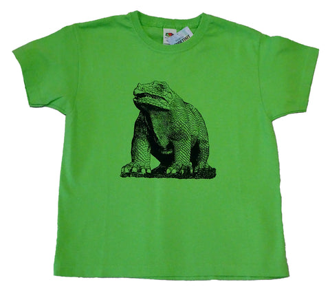 Screen Print Crystal Palace Dinosaur Lime T-shirt- Child