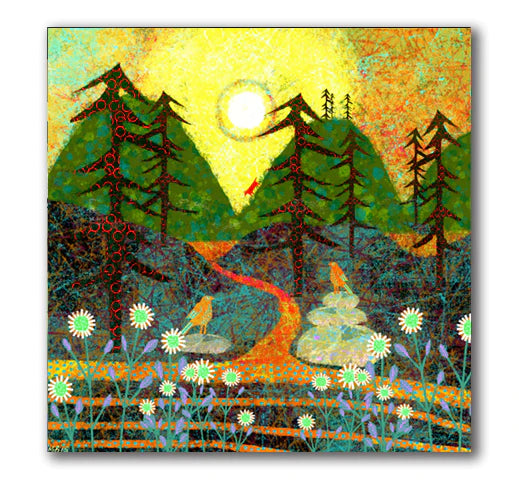 Two Birds & a Dotty Fox - Michele Brown