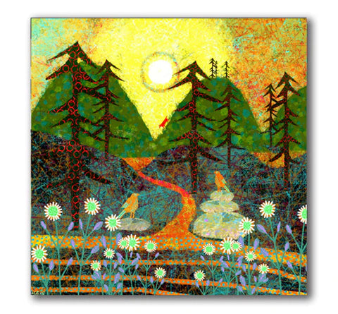 Two Birds & a Dotty Fox - Michele Brown