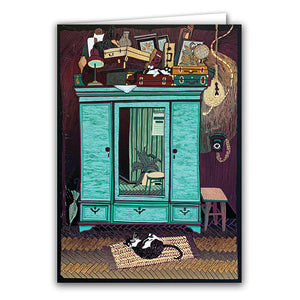Cats on Cabinet - Elina Adrshina