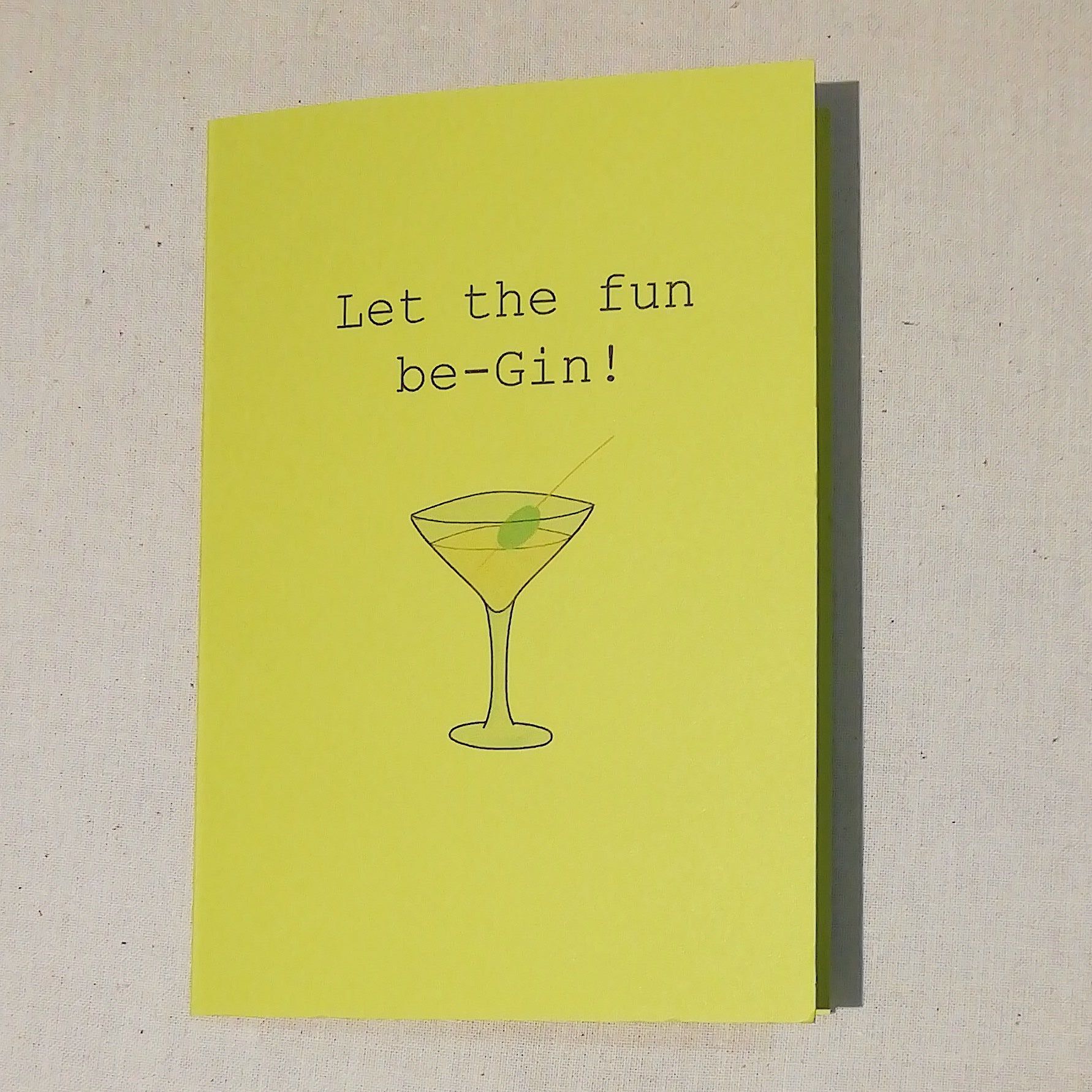 Let the evening be-Gin