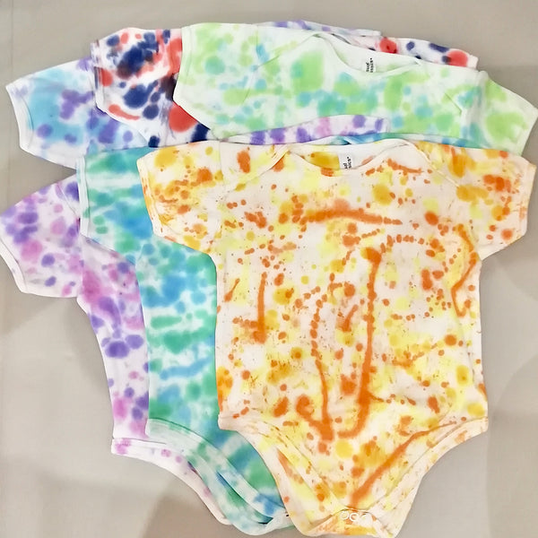 Tie-dye Babygrow