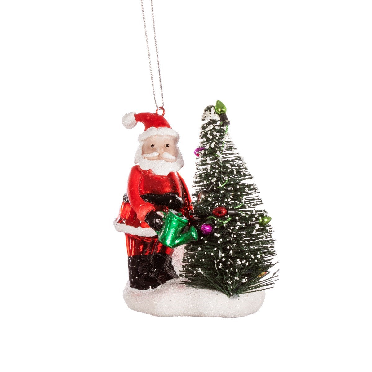 Garden Santa Bauble