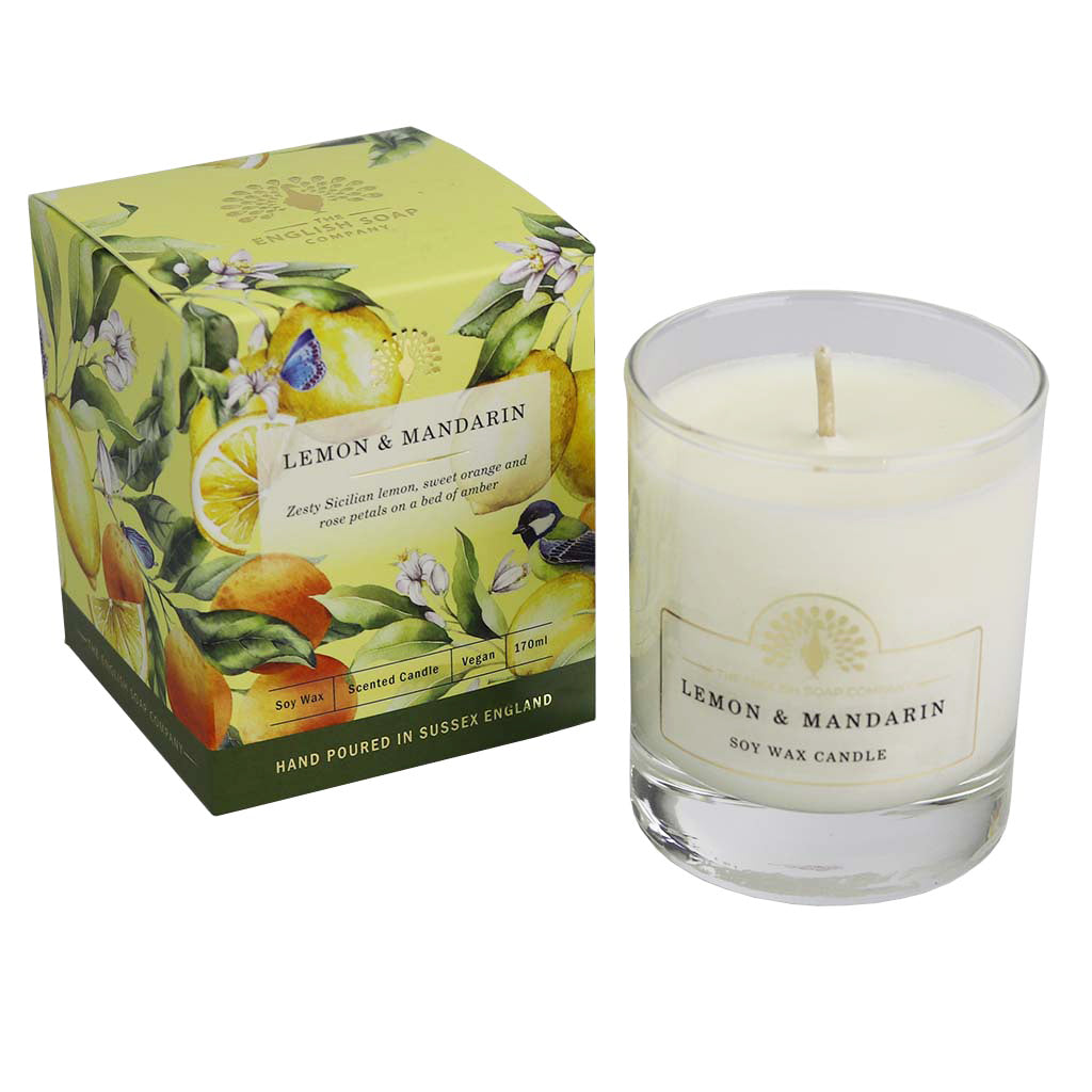 Lemon & Mandarin Soy Wax Candle