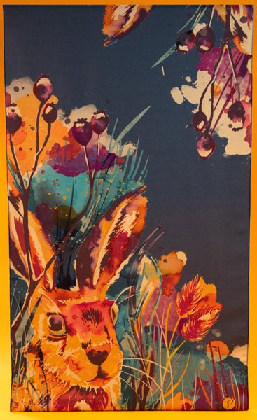 Luxury Hare Print Scarf