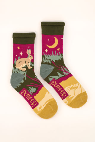 Mens Socks -Hare Scene