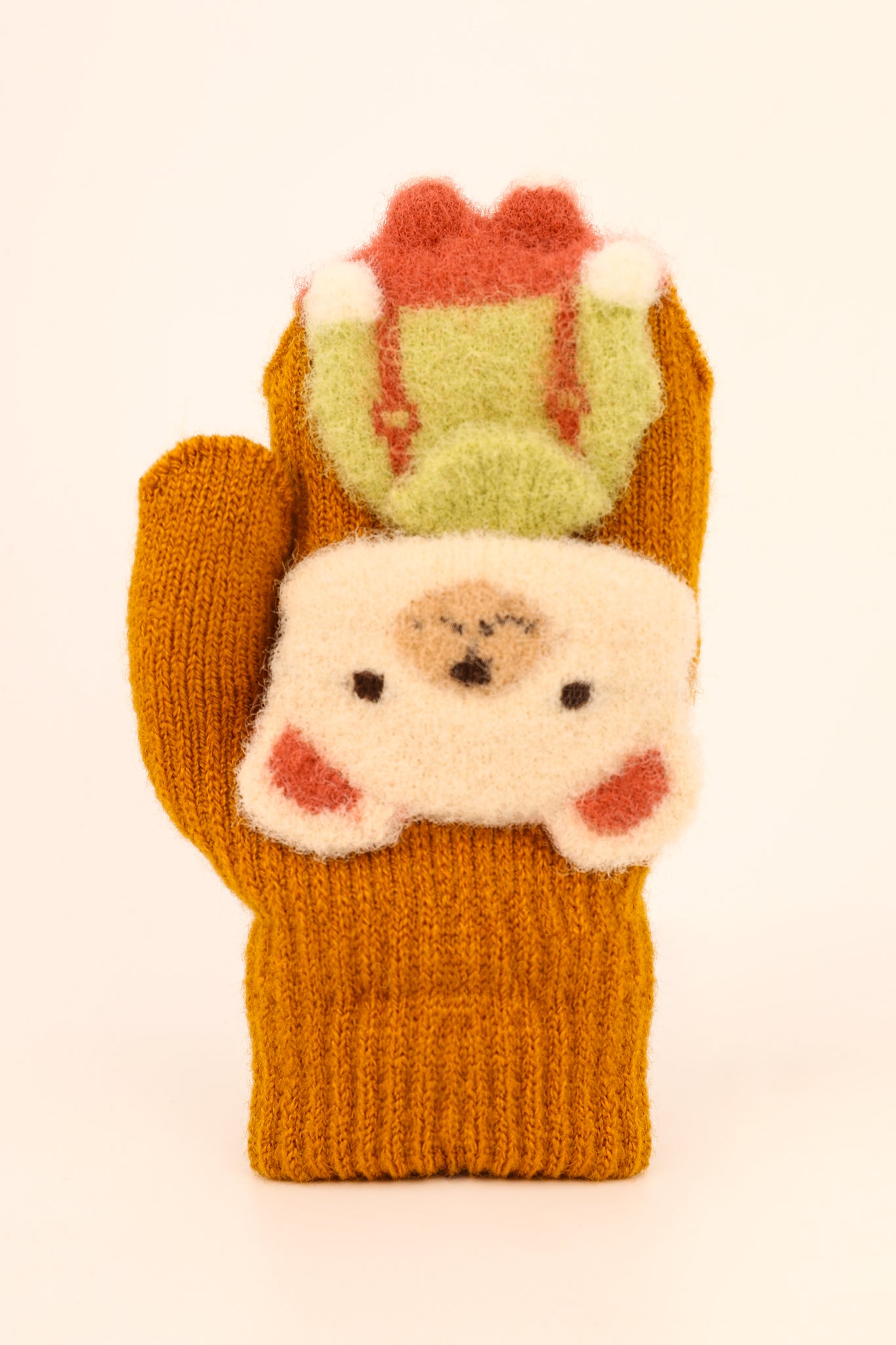 Mustard Bear Mittens