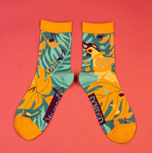 Mens Socks - Elvis Cockatoo