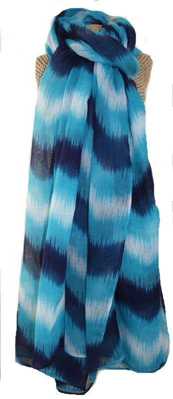 Ikat Waves Scarf