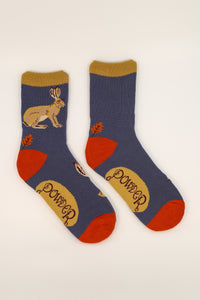 Hare Cameo Ankle Socks