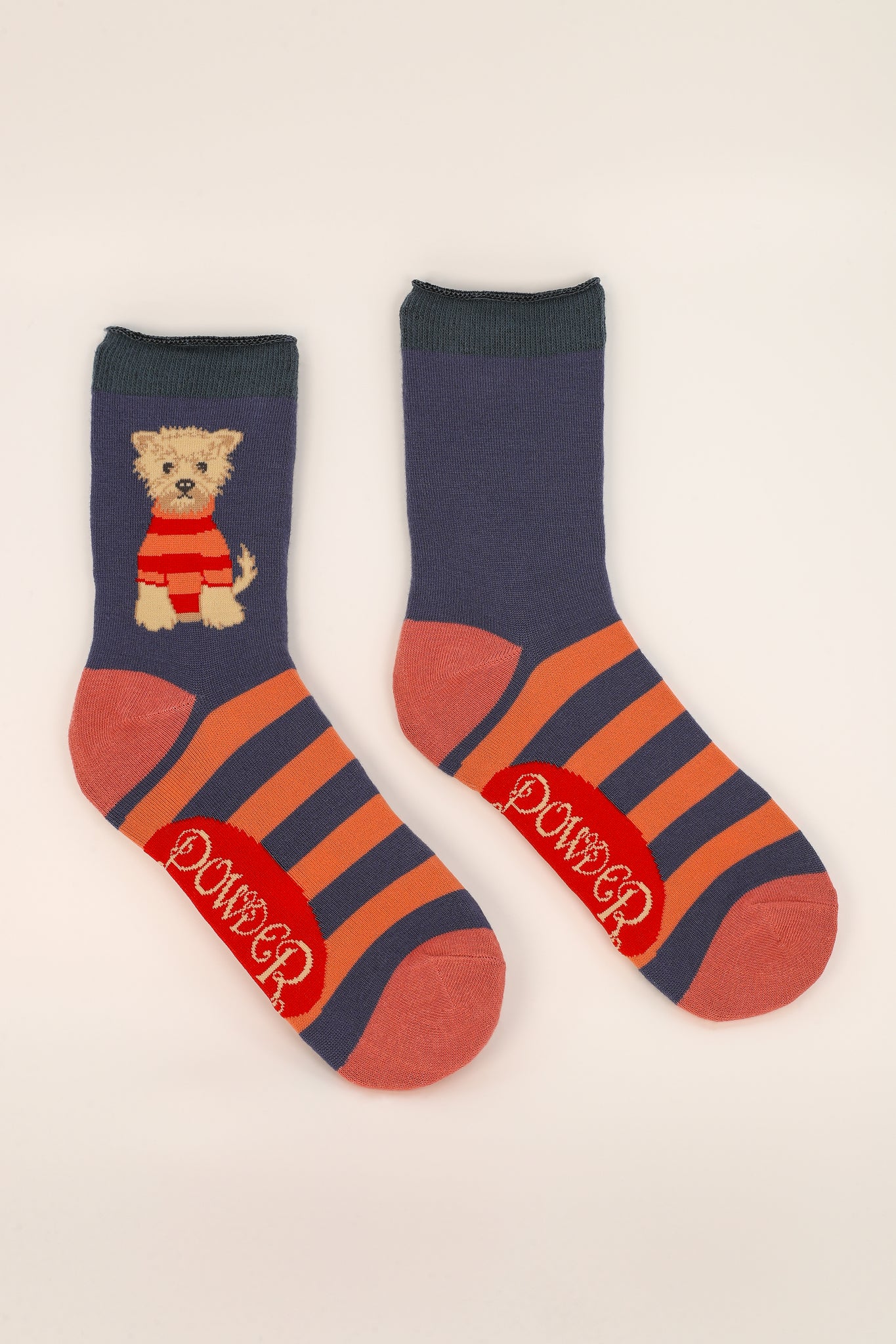 Wooly Westie Ankle Socks