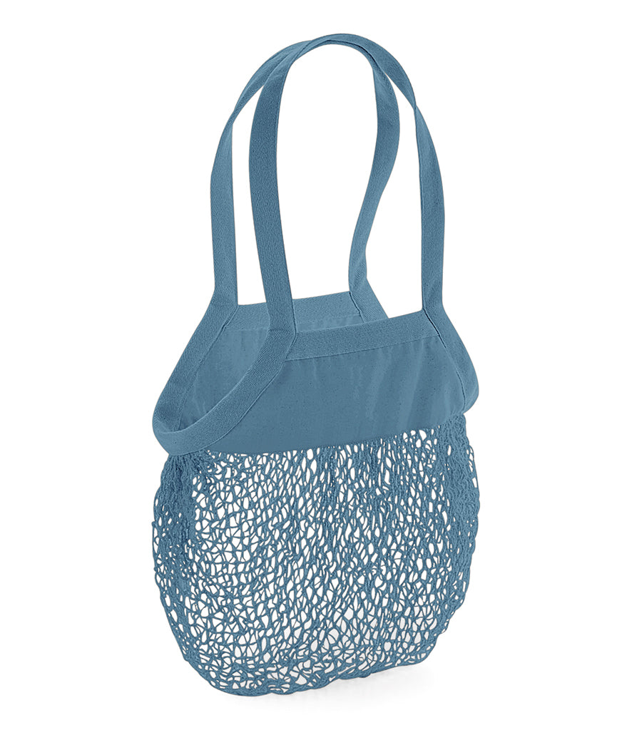 Organic Cotton String Bag-Airforce Blue