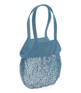 Organic Cotton String Bag-Airforce Blue