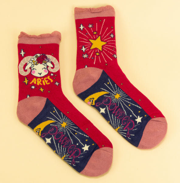 Ladies Ankle Socks - Zodiac