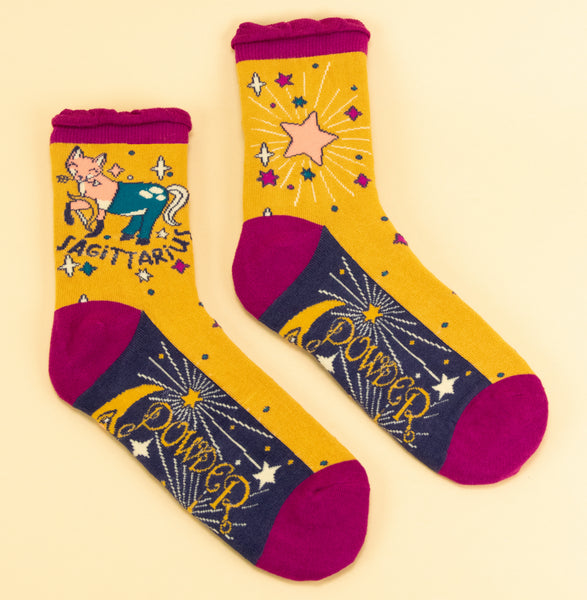 Ladies Ankle Socks - Zodiac