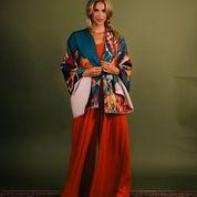 Luxury Hare Print Scarf