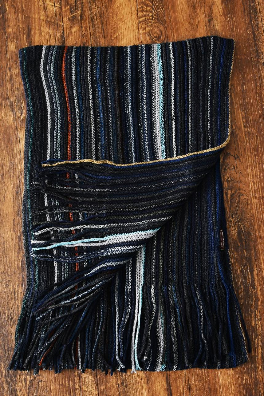 Multi Colour Stripe Scarf