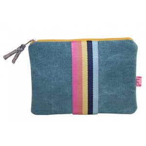 Striped Purse-Teal