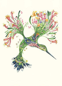 Hummingbird- DM Greetings Card