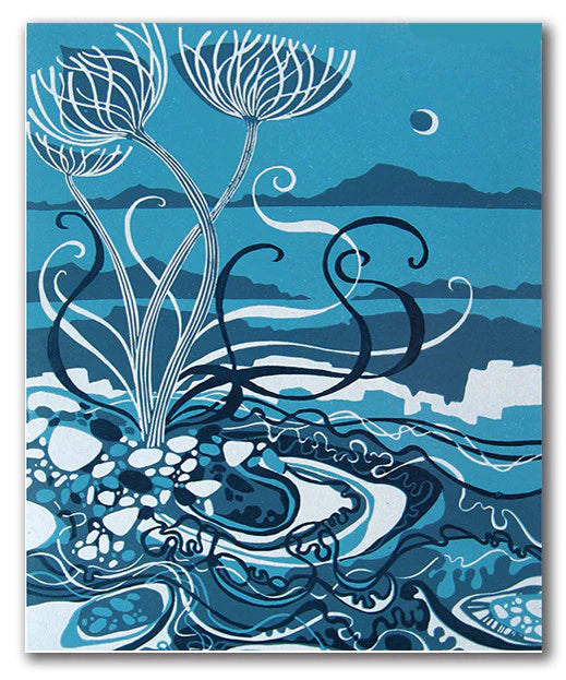 Moonlit Shoreline - Liz Myhill