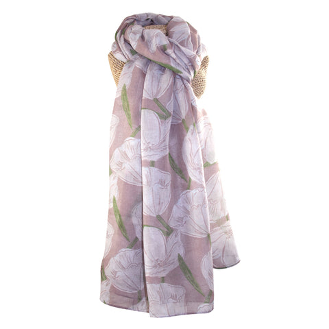 Tulip scarf- Pink