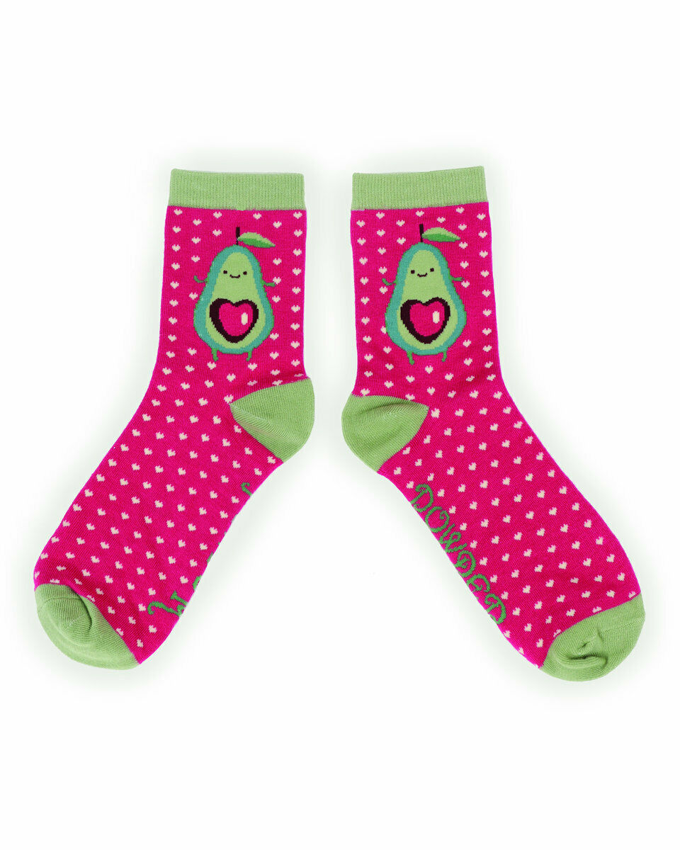 Ladies Ankle Socks -Avocado